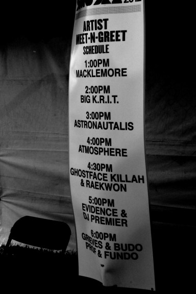 Meet & Greet Line-up